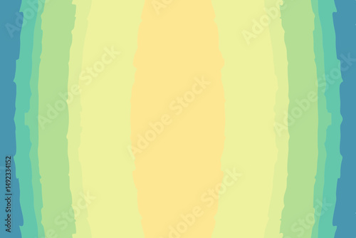 Abstract color waves on white background design element with transparency