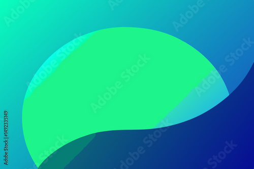 Abstract gradient design with smooth curves suitable for various projects