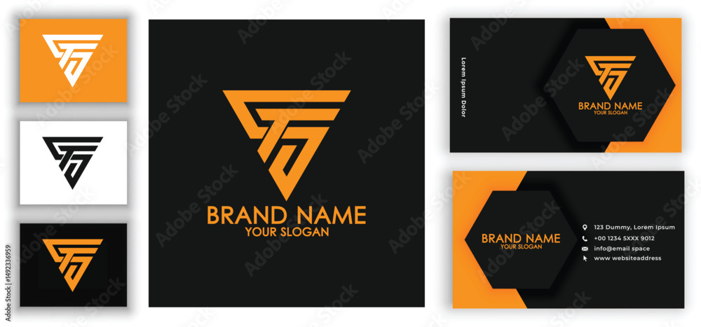 Initial ST TS Letter monogram Logo Design Initial ST TS Letter monogram Logo Design