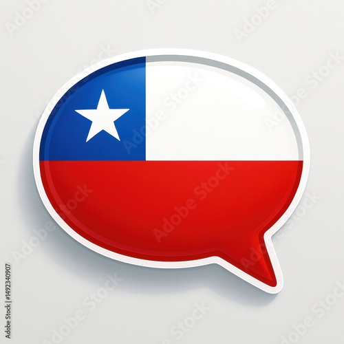 Chile Flag Speech Bubble Icon for Language and National Identity Free Download Chile Flag Speech Bubble Icon for Language and National Identity - GFXLoad