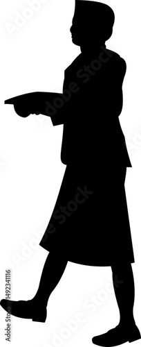 Paskibraka Indonesian Independence Day Silhouette