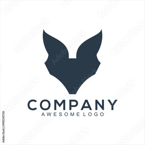 Fox icon Silhouette Illustration