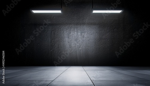 beton boden leer raum hintergrund schwarz kulisse fur prasentation