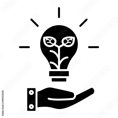 idea eco icon