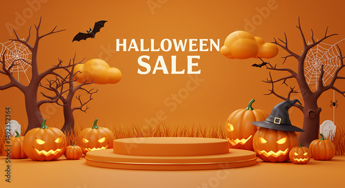 Spooky Halloween Sale Advertisement
