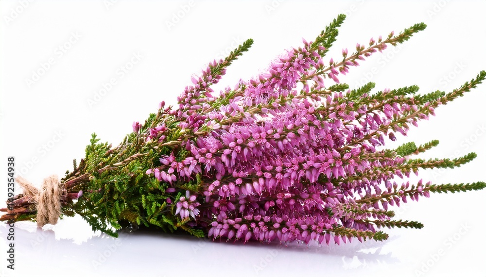Fototapeta premium heather isolated on white background