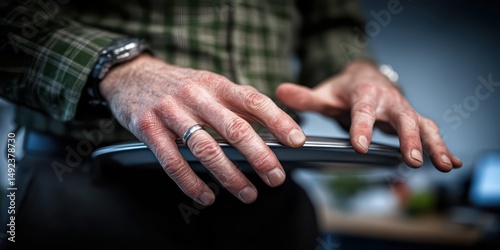 Artisanâs Hands Working on Craft Piece is a professional-grade stock image suitable for editorial use, social storytelling, cultural representation, and marketing visuals.