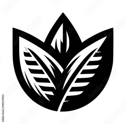Zongzi Leaves Traditional Food Vector Icon