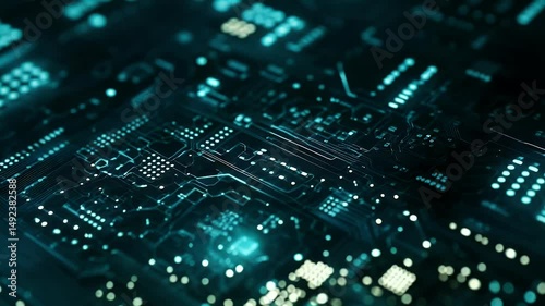 Explore Circuit Board's Intricate Design
