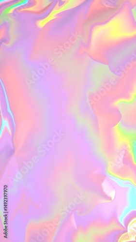 Abstract pastel holographic background texture