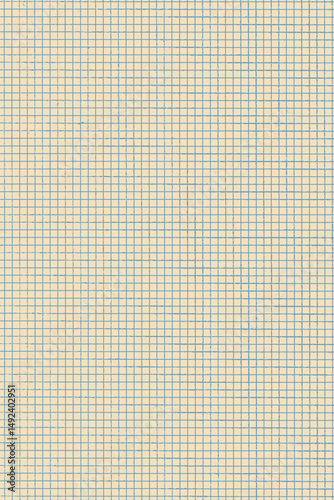 Squared Notebook Paper vector texture background. You can add a retro and grunge style to your work with this easy-to-use, vector formatted squared notebook paper that you can use in any size you want