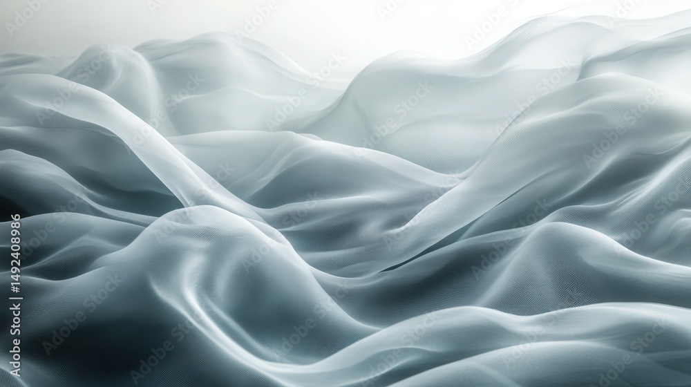 Fototapeta premium Abstract Flowing Fabric (2)
