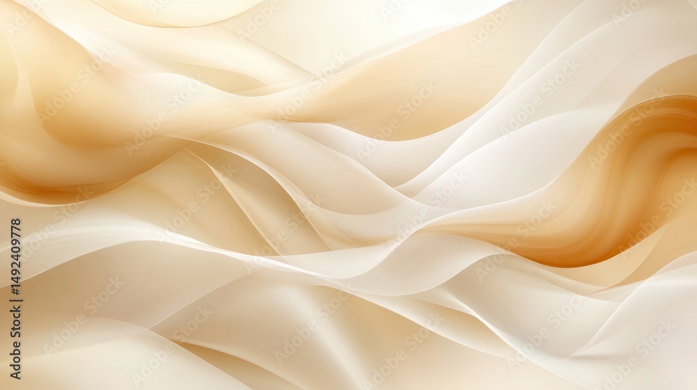 Obraz premium Abstract flowing fabric (8)