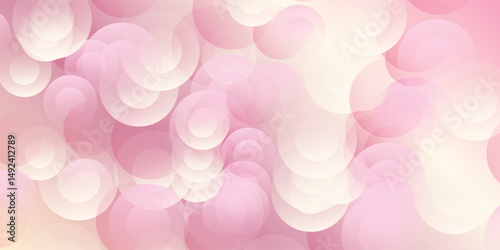 Modern background  modern minimalist pink and yellow gradations circle effect design abstract vector illustration