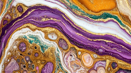 Abstract Art: A Fluid Dance of Colors
