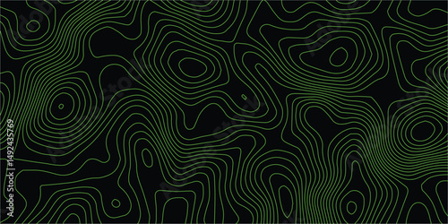 abstract topographic wave line black, white line map texture. geometric discovery mounted location counter grid map background.White wave paper curved reliefs abstract background. The topographic map.