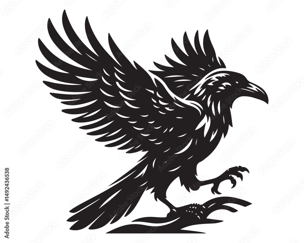 Obraz premium Raven 2.eps