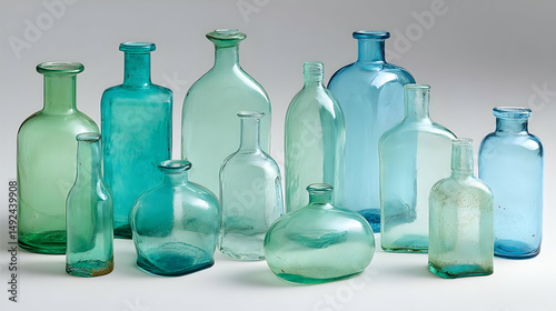 bottles arranged artistically for an eco-friendly display