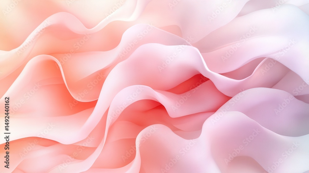 Obraz premium Abstract flowing pastel colors