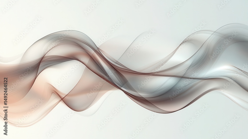 Obraz premium Abstract flowing waves (3)