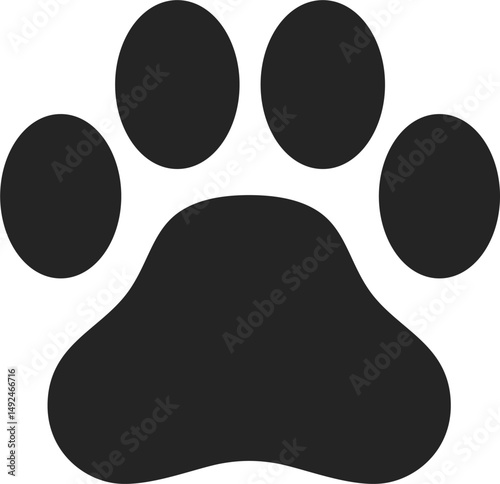 vector footprints of a dog,cat