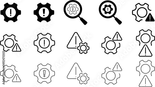 Risk Management icon set. personal and property insurance. claims processing. Response icon.  Financial Planning. business process management