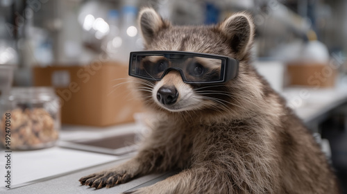 Raccoon Scientist: A clever...