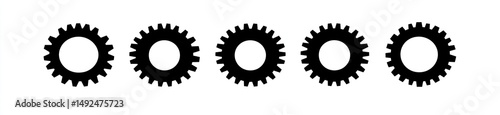 Four gears in a row