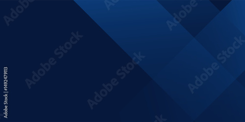 Abstract black dark navy blue silver abstract pattern background. Geometric shape. Line triangle angle fold polygon diamond 3D background