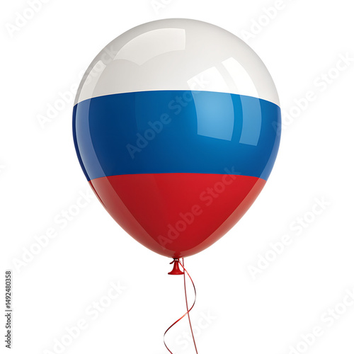 Free Download russia flag balloon isolated on transparent background - GFXLoad