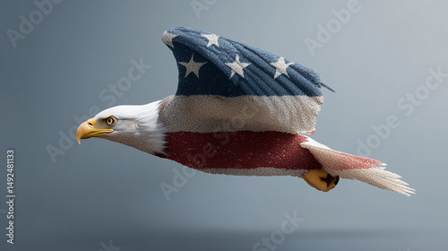American Eagle Soaring: A m...
