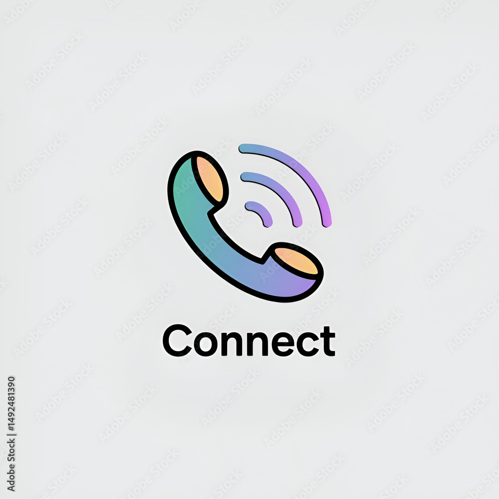 Obraz premium Call phone icon