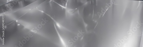 Shimmering chrome texture, reflective surface, pattern, grey, metal