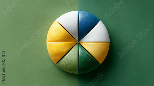 Colorful Pie Chart: An eye-...