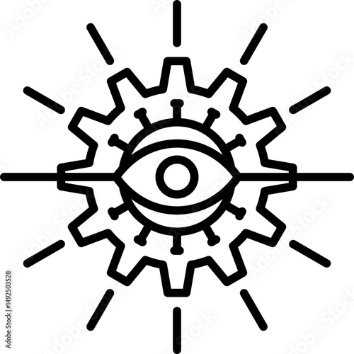 Big Bang Icon Vector Element