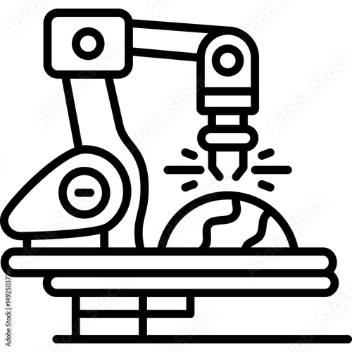 Robot Icon Vector Element
