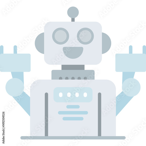 Robot Icon Vector Element
