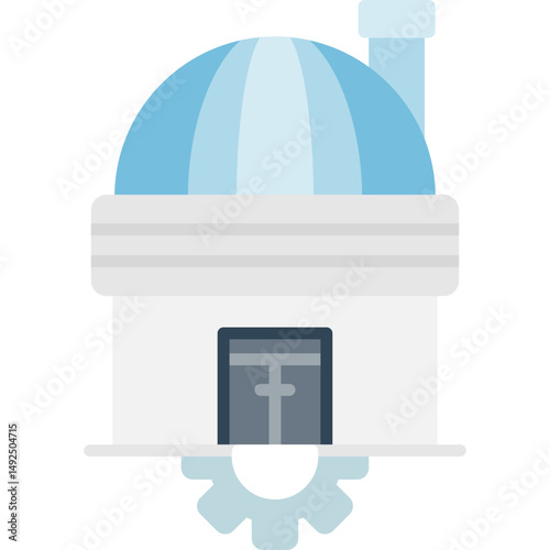 Observatory Icon Vector Element