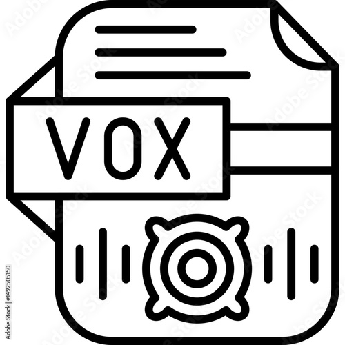 Vox Icon Vector Element