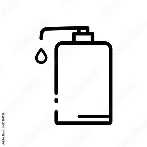 liquid soap – vector icon