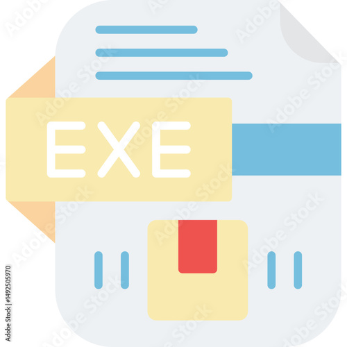 Exe Icon Vector Element