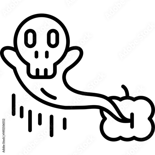 Ghost Icon Vector Element