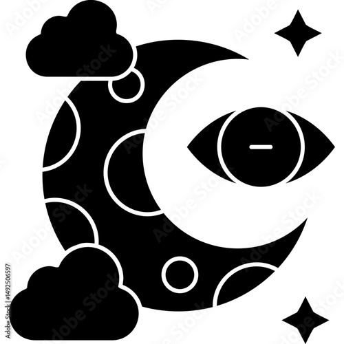 Night Icon Vector Element