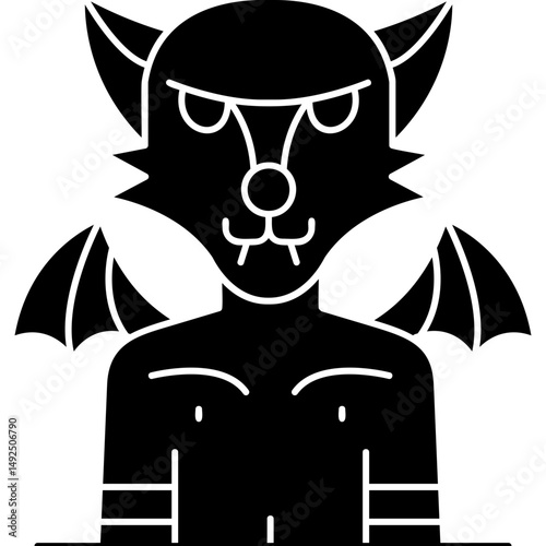 Werewolf Icon Vector Element
