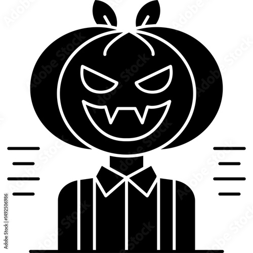 Pumpkin Icon Vector Element