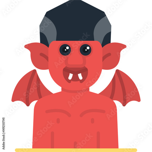 Dracula Icon Vector Element