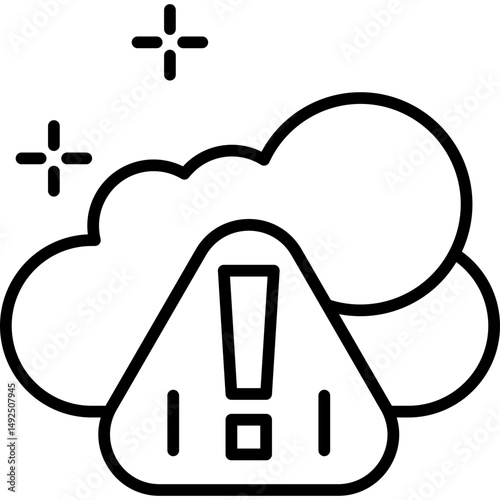 Warning Icon Vector Element