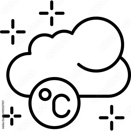 Temperature Icon Vector Element