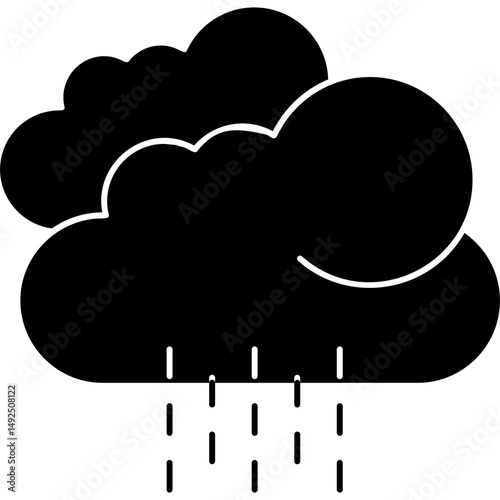 Rain Icon Vector Element