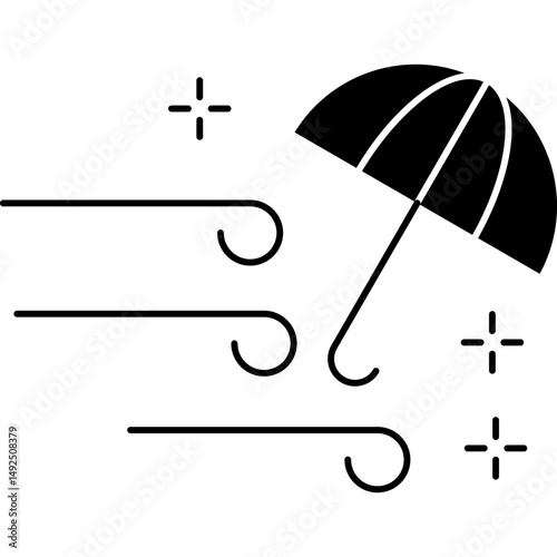 Wind Icon Vector Element